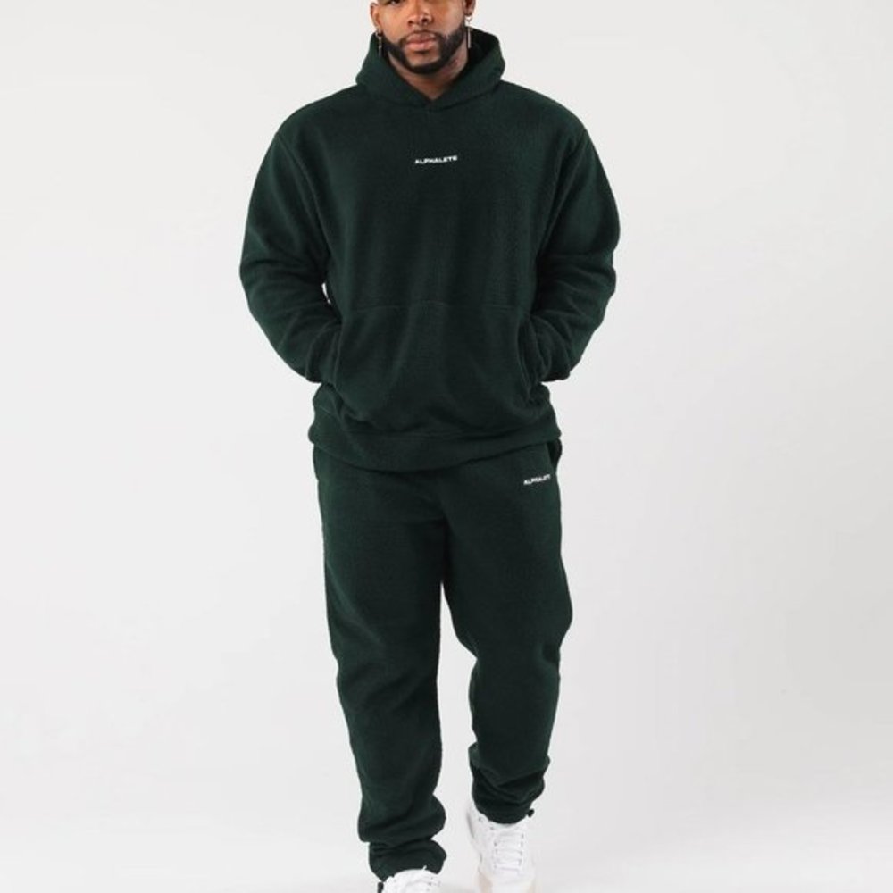 alphalete men - KING HOODIE- size small - evergreen color - Picture 3 of 5